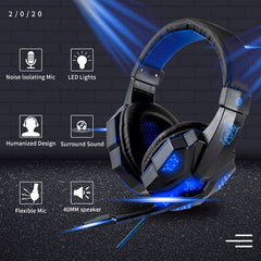 Gaming Headphones with Light Up Feature